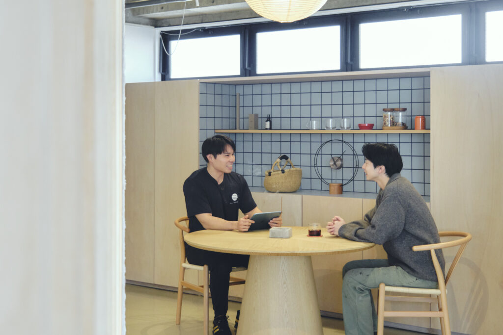 sazanamiでのカウンセリング風景