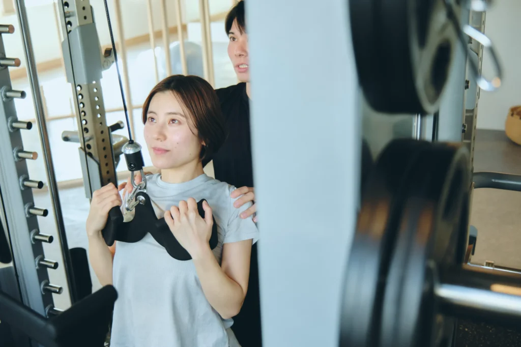 sazanamiでのトレーニングの様子。